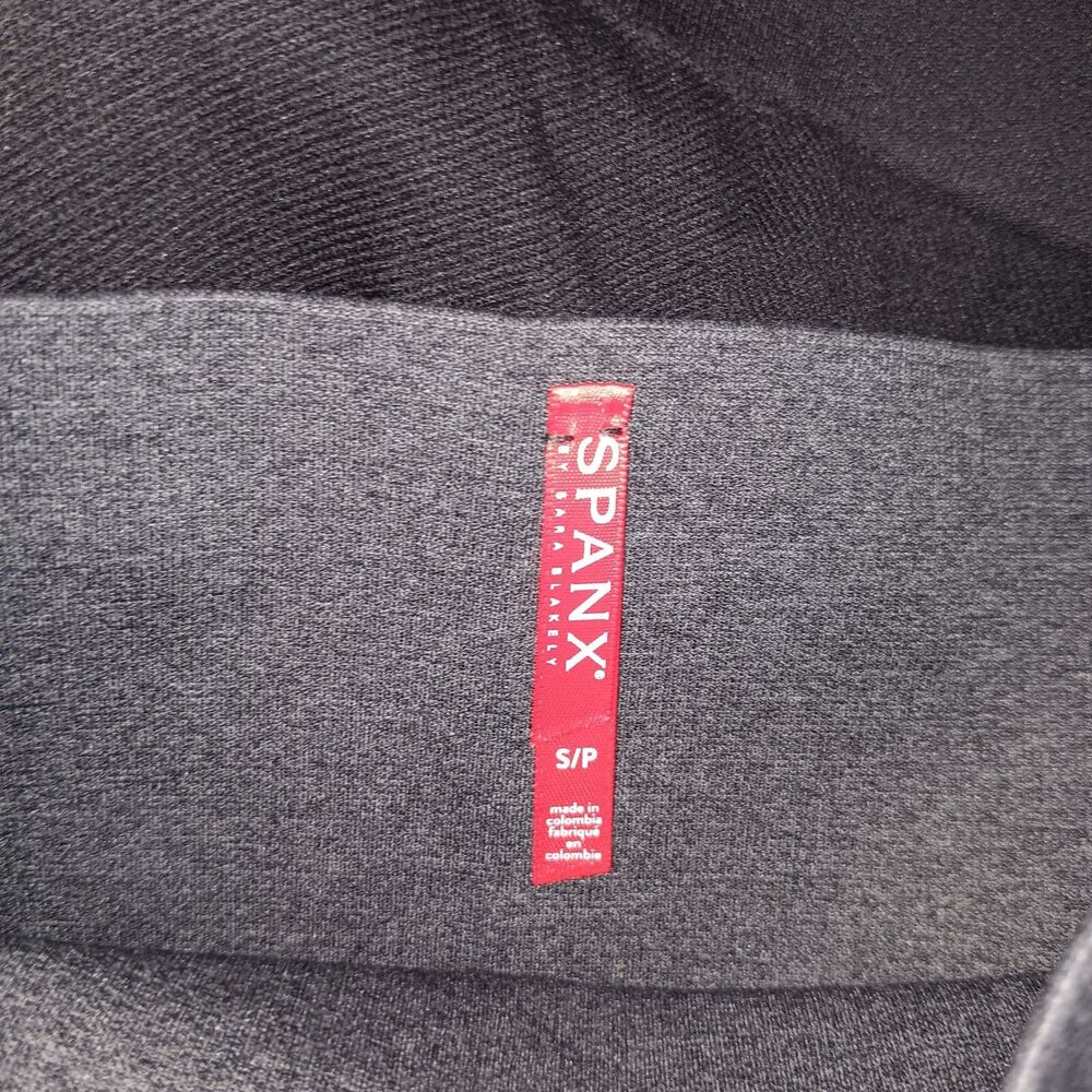 Spanx Women's Leggings Look at Me Now Seamless Stretch Lot of 2 Gray Black Small - Picture 9 of 11